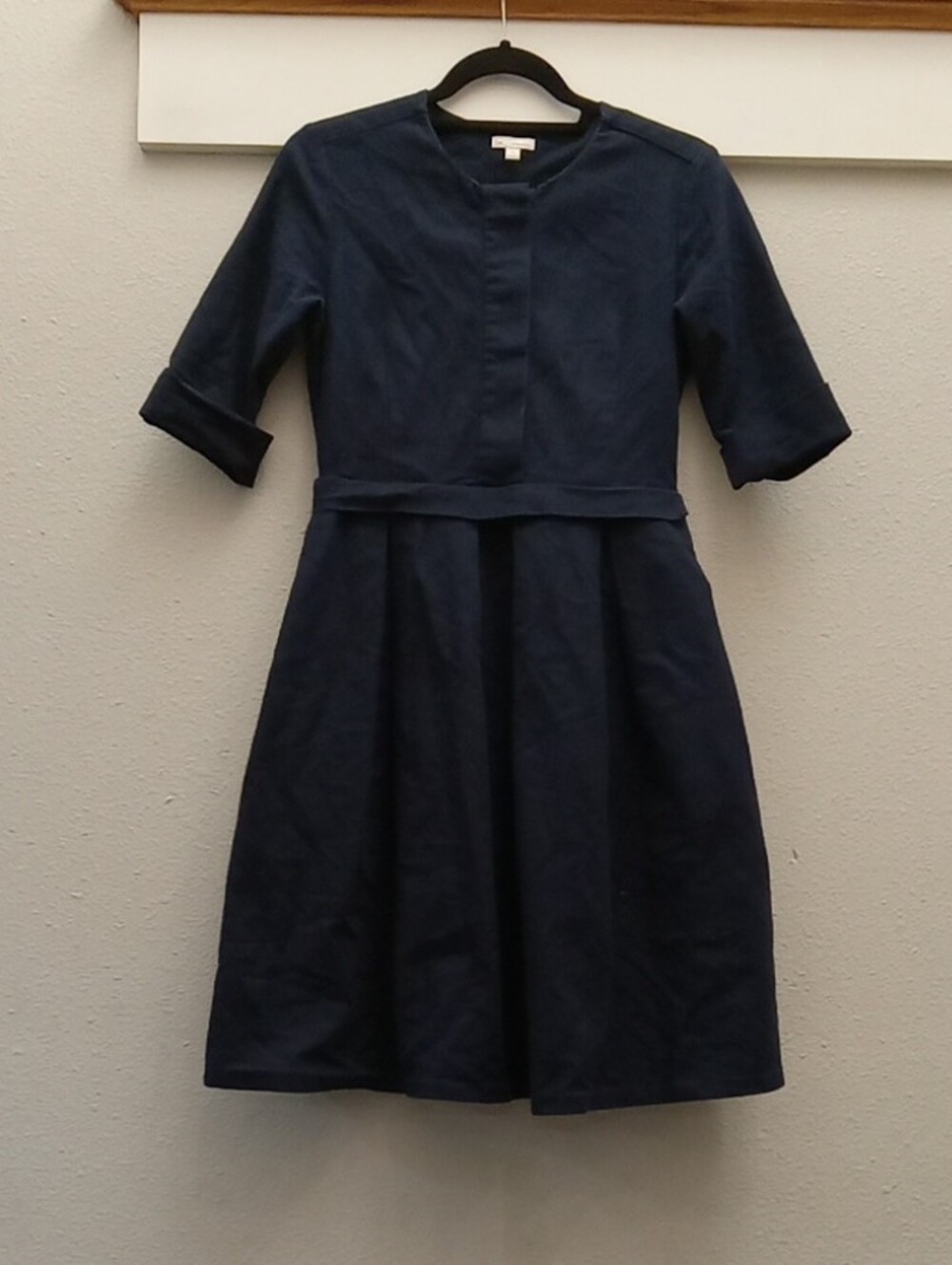 GAP Navy Blue Fit and Flare Vintage School Dress